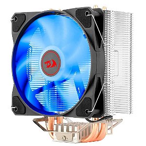 Cooler Universal Para Processador, Intel E Amd, Redragon Tyr, Cc-9104B, Led Azul, 120Mm