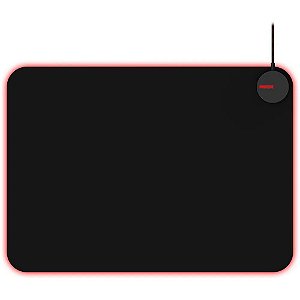 Mousepad Gamer Aoc Amm700, Com Bordas Rgb, 35.0Cmx25.0Cm, Cabo 1.8 Mts, Preto