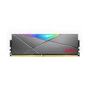 Memória Desktop Ddr4 08Gb/3200 Mhz Adata Xpg Spectrix D50, Rgb, Cl 16, 1.35V, Ax4U32008G16A-St50, Cinza