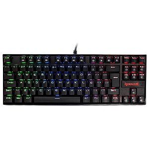 Teclado Gamer Mecânico Redragon Kumara, Rgb, Switch Outemu Brown, K552Rgb-1