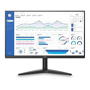 Monitor Led 27" Aoc 27B1Hm Wide, 75 Hz, 8Ms, Widescreen, Full Hd, Hdmi, Vga, Preto