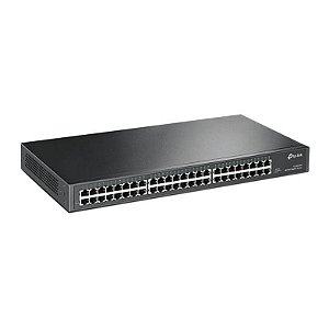 Switch 48 Portas Tp-Link Tl-Sg1048, Gigabit 10/100/1000 Mbps, Rack