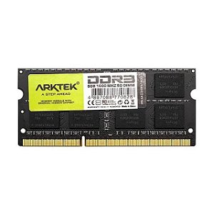 Memória Notebook Ddr3 8Gb/1600 Mhz Arktek, 1.35V, Akd3S8N1600