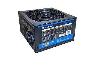 Fonte Atx 600 W Bluecase Nexus Ez8898B-600, 80 Plus Bronze, Pfc Ativo, Preta, Box, Garantia: 3 Meses Tiburon