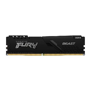 Memória Desktop Ddr4 32Gb/3200 Mhz Kingston Fury Beast Kf432C16Bb/32, Rgb, Cl 16