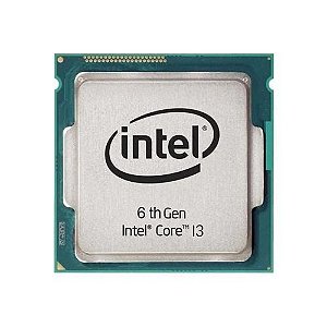 Processador 1151 Intel 6ª Geração Core I3-6100, 3.7Ghz, 3Mb, Oem, Sem Cooler