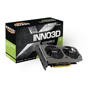 Placa De Vídeo Geforce Ddr6 4Gb/128 Bits Gtx 1650 Inno3D, N16502-04D6X-171330N, Com Lhr