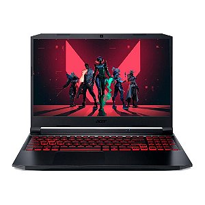 Notebook Gamer I5 11260H 8Gb Ssd 512Gb Acer Nitro 5, An515-57-59Ht, Gtx 1650, Preto, 15.6", Fhd Ips, Win 11