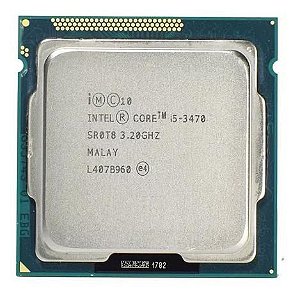 Processador 1155 Intel 3ª Geração Core I5-3470, 3.2Ghz, Sem Cooler, 6Mb, Com Vídeo Integrado