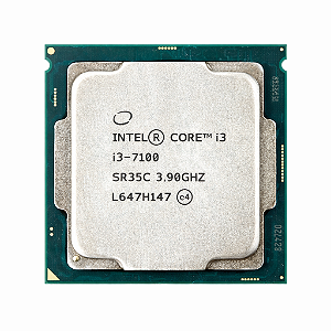 Processador 1151 Intel 7ª Geração Core I3-7100, 3.9Ghz, 3Mb, Oem, Sem Cooler