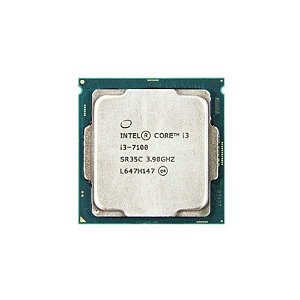 Processador 1151 Intel 7ª Geração Core I3-7100, 3.9Ghz, 3Mb, Oem, Sem Cooler