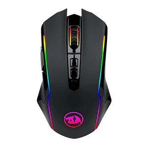 Mouse Gamer Redragon M910-Ks Ranger Lite, 8.000 Dpi, Rgb, 9 Botões, Sensor Paw3104, Wireless e Usb, Preto