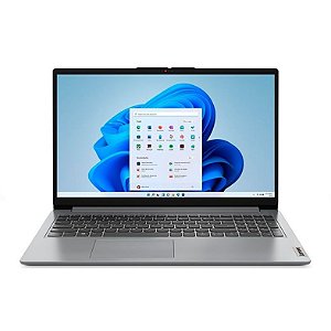 Notebook I3, 08Gb, SSD 256Gb, 1215U, Lenovo, Ideapad 1 15Iau7, Cinza, 15.6", Full Hd, W11 Home