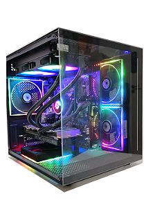 Gabinete Gamer C3Tech Mt-G810Bk, Sem Fonte, Sem Fan, Lateral De Vidro, Preto