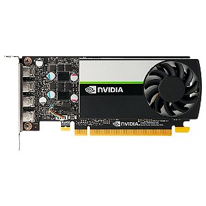 Placa De Vídeo Geforce Ddr6 04Gb/128 Bits Quadro T1000 Pny, 1 Fan, Dp, Low Profile, Vcnt1000-Pb