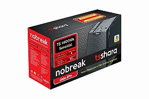 Nobreak Senoidal 1400 Va Tsshara Universal Xpro 4551, 1Bs, Entrada: Bivolt, Saída: 115/220V, 6 Tomadas, 07 A