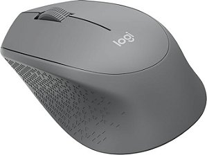 Mouse Sem Fio Logitech M280 Comfort Plus, Cinza, 910-004285