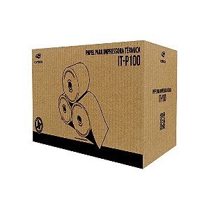 Bobina Térmica Para Impressora Não Fiscal, 80Mm, 40 Metros, Caixa Com 30 Unidades