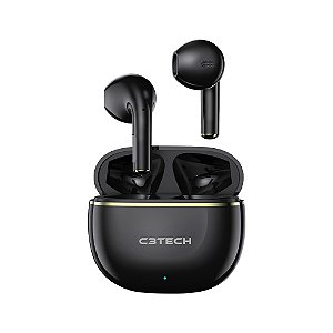 Fone de Ouvido Intra-Auricular C3Tech, Ep-Tws-30Bk, Bluetooth 5.1, Preto