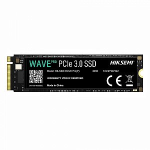 Ssd Nvme 256 Gb Hiksemi Hs-Ssd-Wave Pro(P), Lê: 3.230 Mb/S, Grava: 1.240 Mb/S