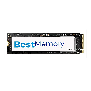 Ssd Nvme 256 Gb Best Memory Btpci-256G-2000, Lê: 2.000 Mb/S, Grava: 1.200 Mb/S