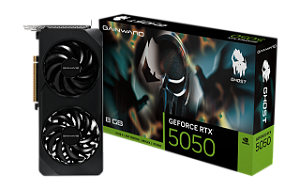Placa De Vídeo Geforce Ddr6 08Gb/128 Bits Rtx 5050 Gainward, Ghost, 2 Fans, Dp, Hdmi, Ne65050019P1-Gb2070B