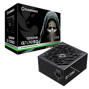 Fonte Atx 1050 W Gamemax Gx1050 Pro, Gx1050Prbks8810Br, 80 Plus Platinum, Modular, Pfc Ativo, Com Cabo, Preta