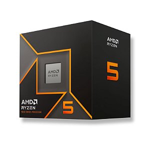 Processador Am5 Amd Ryzen 5 9600, 3.8 Ghz, Max Turbo 5.2 Ghz, 038 Mb Cache, Com Vídeo Integrado, Com Cooler