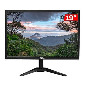 Monitor Led 19", 060Hz, 5Ms, Vx Pro 190X, Va, Hd, Hdmi, Vga, Vesa, Preto