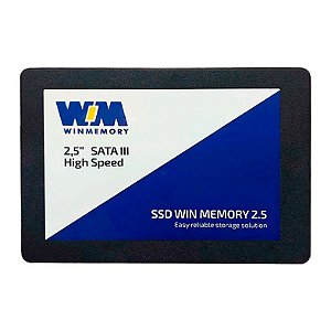 Ssd Sata3 960 Gb Winmemory Swr960G-Ds1, Lê: 520 Mb/S, Grava: 420 Mb/S, 2.5"