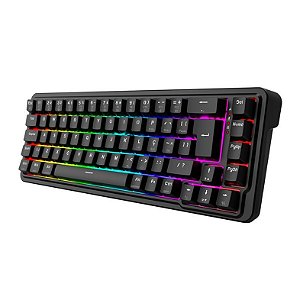 Teclado Gamer Usb Mecânico Redragon Nova Magnetic, Preto, Switch Magnético UltraMag, Rgb, Abnt2, K729Rgb-M