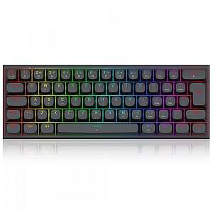 Teclado Gamer Usb Magnético Redragon Fidd, Preto, Switch Pink, Rgb, Abnt2, K683-Rgb Pt