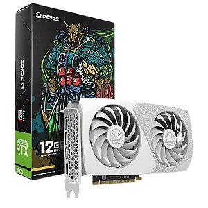 Placa De Vídeo Geforce Ddr6 12Gb/192 Bits Rtx 3060 Pcyes Graffiti, 2 Fans, Dp, Hdmi, Pvrtx3060Wt2F, Branca