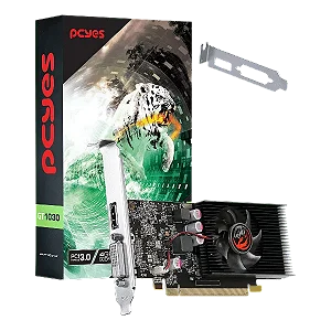 Placa De Vídeo Geforce Ddr4 04Gb/064 Bits Gt 1030 Pcyes, 1 Fan, Hdmi, Dvi, Low Profile, Pagt10304Gbg4Lp, Preta,