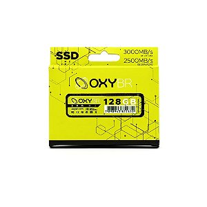 Ssd Nvme 128 Gb Oxybr Oxybrnvme4/128, Lê: 3.000 Mb/S, Grava: 2.500 Mb/S