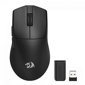 Mouse Gamer Redragon M916-Pro-1K King Pro, 26.000 Dpi, 5 Botões, Sensor 3395, Wi-fi, bluetooth e Usb, Preto