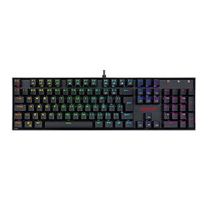 Teclado Gamer Usb Mecânico Redragon Mitra, Preto, Switch Brown, Rgb, Abnt2, K551Rgb-1