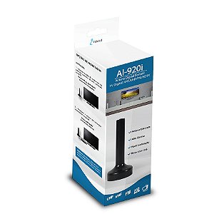 Antena Tv Interna Digital Indusat, Al-920I, 1.5 Metro, Preta