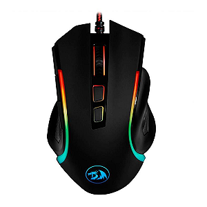 Mouse Gamer Redragon Griffin M607, 07.200 Dpi, RgbChroma, 6 Botões,  Sensor paw3212 , Usb, Preto