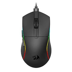 Mouse Gamer Redragon M816-Rgb Deicide, 4.000 Dpi, 5 Botões, Sensor 3313, Usb, Preto