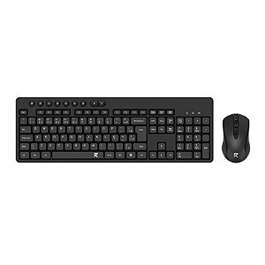 Kit Teclado E Mouse Sem Fio Redragon Office Bs-7094, Wireless, Preto, Abnt2