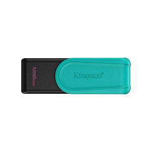 Pen Drive 128 Gb Kingston Dtxs/128Gb Exodia S, Usb 3.2, Preto e Verde