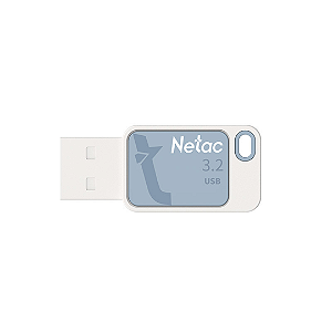 Pen Drive 064 Gb Netac Ua31 Nt03Ua31N-064G-20Bl, Usb 2.0, Branco e Azul