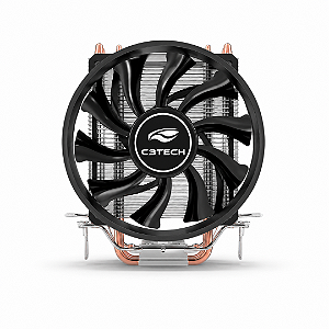 Cooler Universal Para Processador, Intel E Amd, C3Tech, Fc-100Bk, 113Mm, Preto