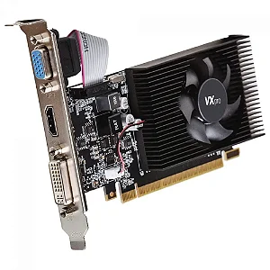 Placa De Vídeo Geforce Ddr3 04Gb/128 Bits Gt730 Vx Pro, 1Fan, Hdmi, Dvi, Vga, Vxgt730Lp-4Gd3, L Profile, Preta