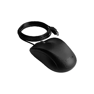 Mouse Com Fio Intelbras Mci 10, 1.000 Dpi, 3 Botões, Preto