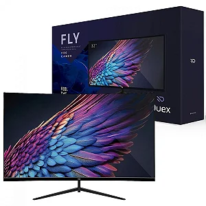 Monitor Gamer Led 32", 240Hz, 1Ms, Duex Curvo Dxmo32Cf240S, Va, Fhd, Dp, Hdmi, Vesa, Preto