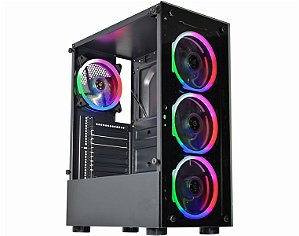 Pc Gamer Rtx 3050 06Gb, Ryzen 7 5700X, 16Gb Ddr4 3200 Mhz, Ssd 1Tb Nvme, Gigabyte A520M, Fonte 650W, Gabinete Kmex