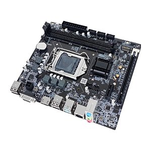 Placa Mãe 1151 6ª, 7ª, 8ª, 9ª Geração Yon H310 H110G327 Gl, Ddr3 16Gb, M2, Hdmi, Vga