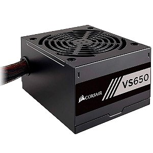 Fonte Atx 650 W Corsair Vs650, 80 Plus White, Pfc, Sem Cabo, Cp-9020172-Ww